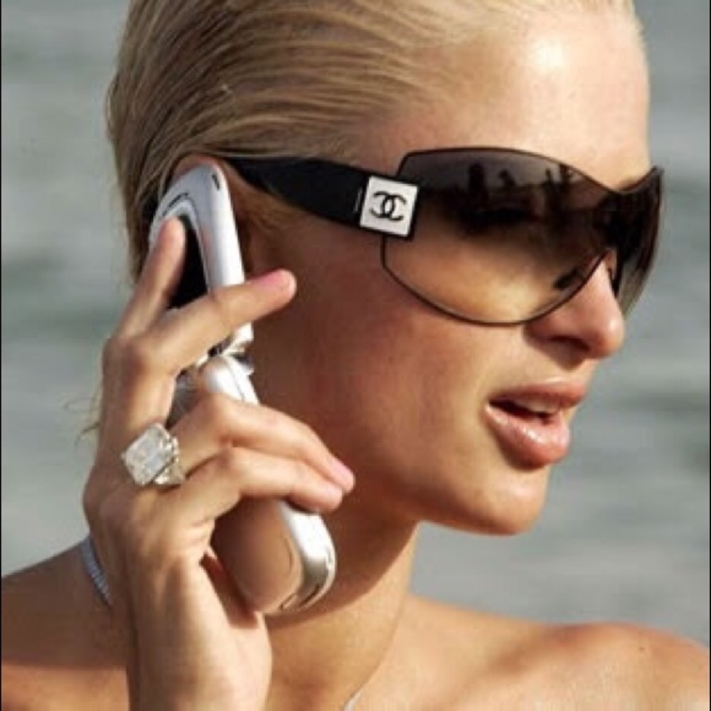 Chanel logo sunglasses